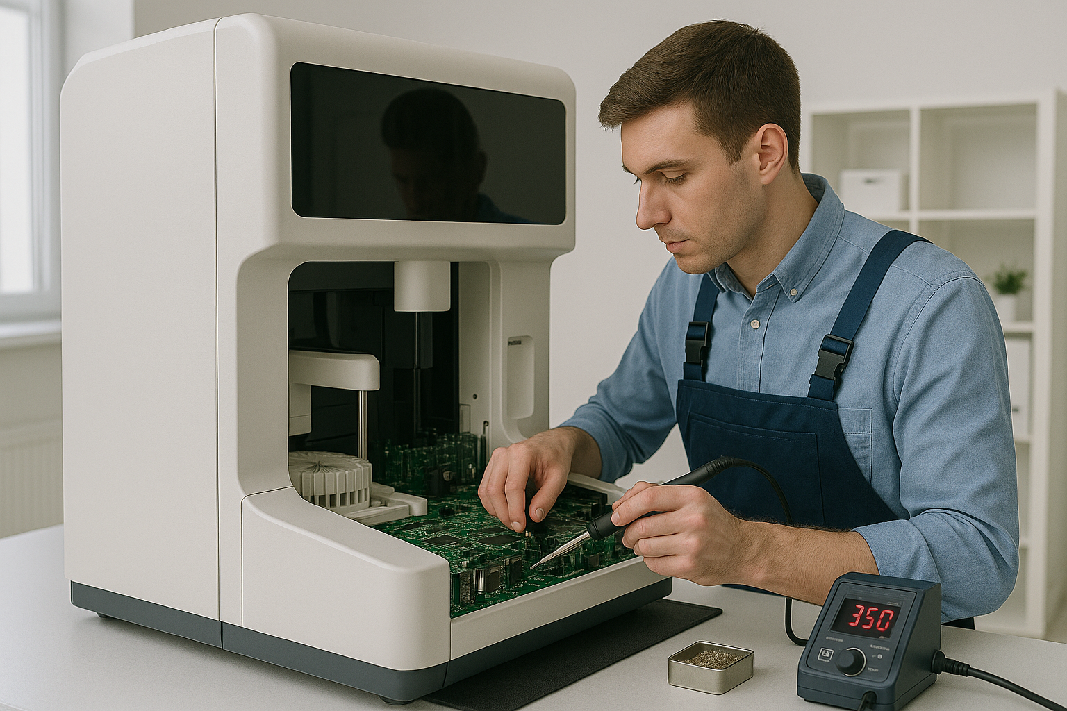 Ремонт гематологических анализаторов — всех моделей автоматических и полуавтоматических, включая ветеринарные